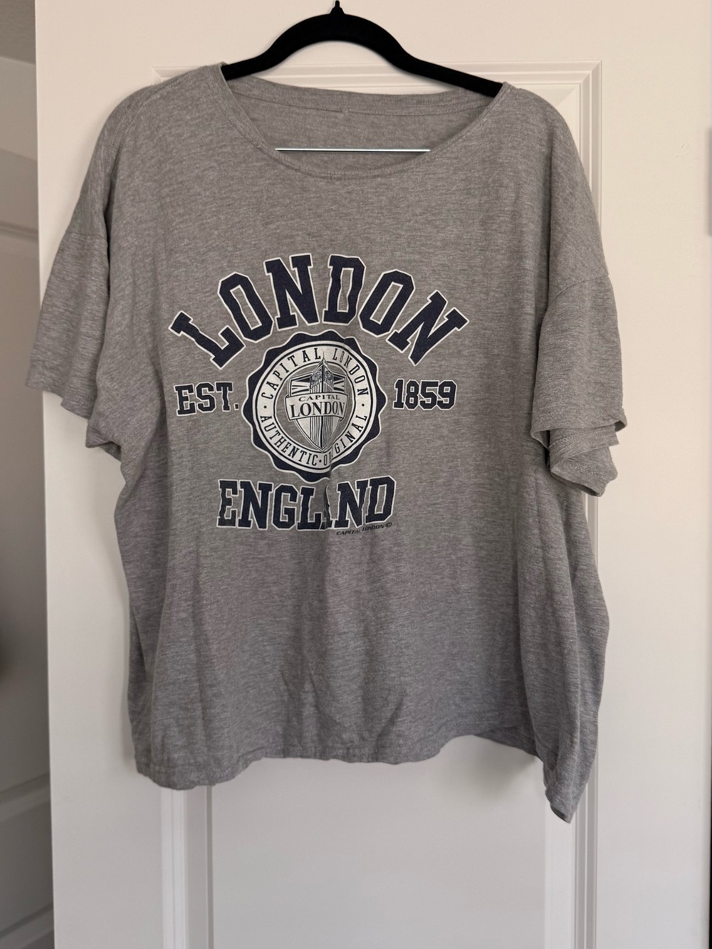 London England Graphic T-Shirt - Grey